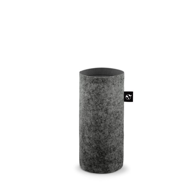 STOREY. Capa de feltro reciclado (100% rPET) ideal para garrafas de água. - 133 - Cinza escuro