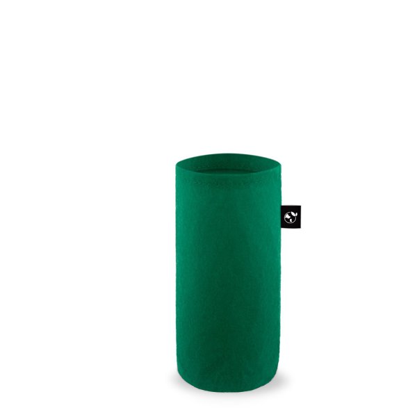STOREY. Capa de feltro reciclado (100% rPET) ideal para garrafas de água. - 129 - Verde escuro
