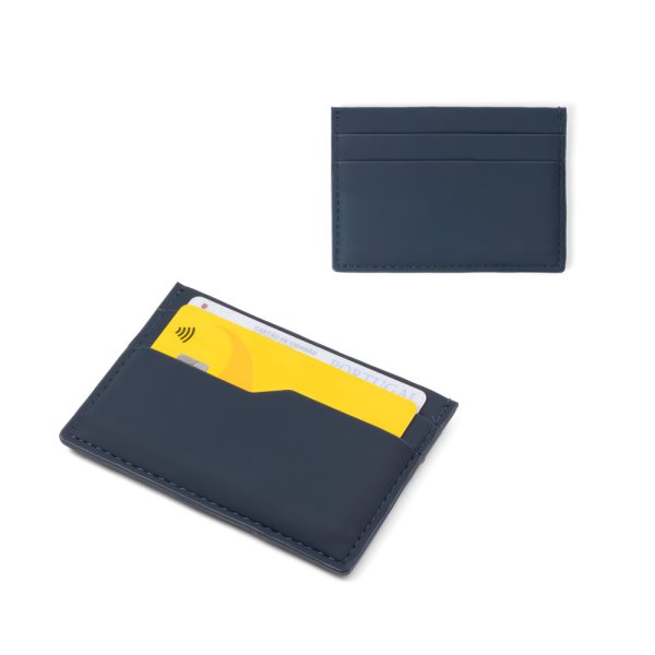 Carteira VENTURE. Porta-cartões em PU para 5 cartões com proteção RFID.