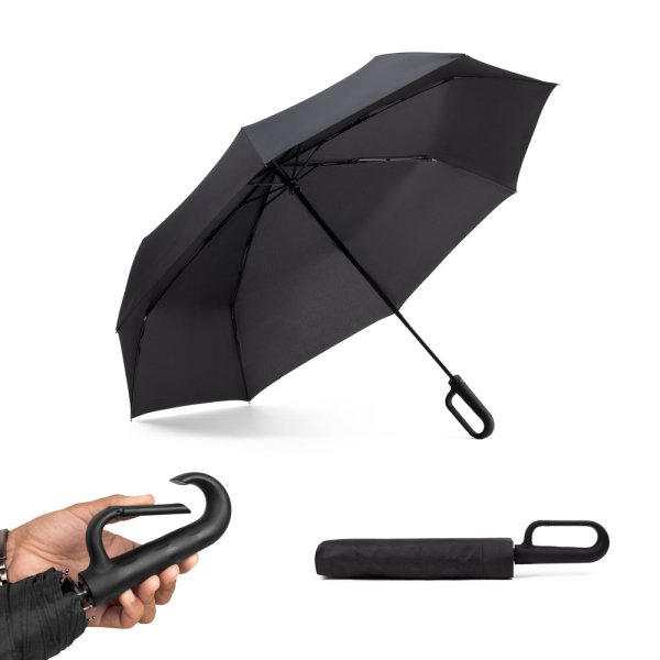 CAMILLE. Guarda-chuva grande (27") em pongee 190T.