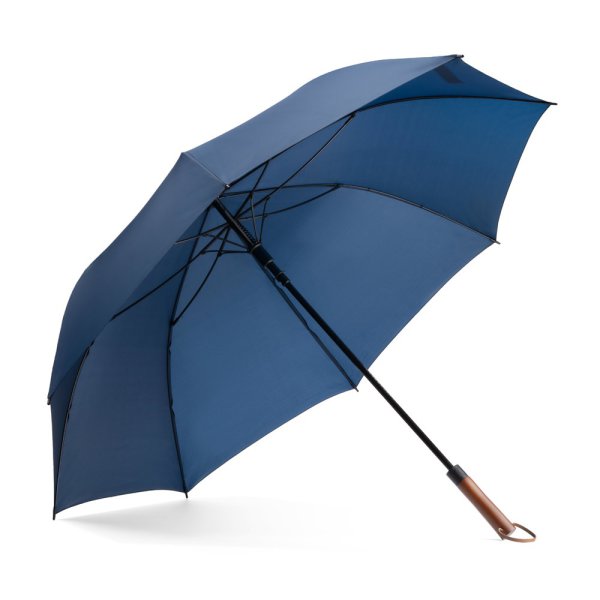 MATEO. Guarda-chuva grande de pongee (30") - 104 - Azul