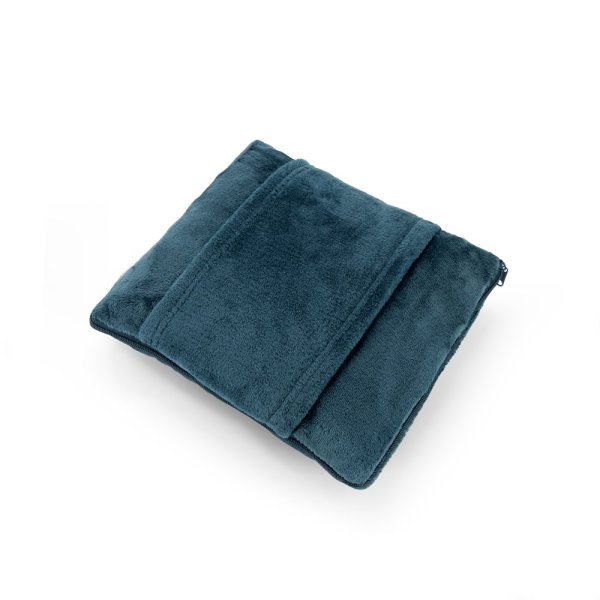 Aconchegante. Conjunto 3 em 1 em tecido macio (220 g/m²) ideal para viagens. - 104 - Azul