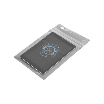 PLATTE. Bolsa impermeável em PVC com textura agradável ao toque para tablets de até 9,7 polegadas. - 123 - Cinza claro