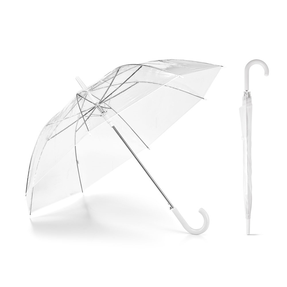 NICHOLAS. Guarda-chuva POE transparente com abertura automática.