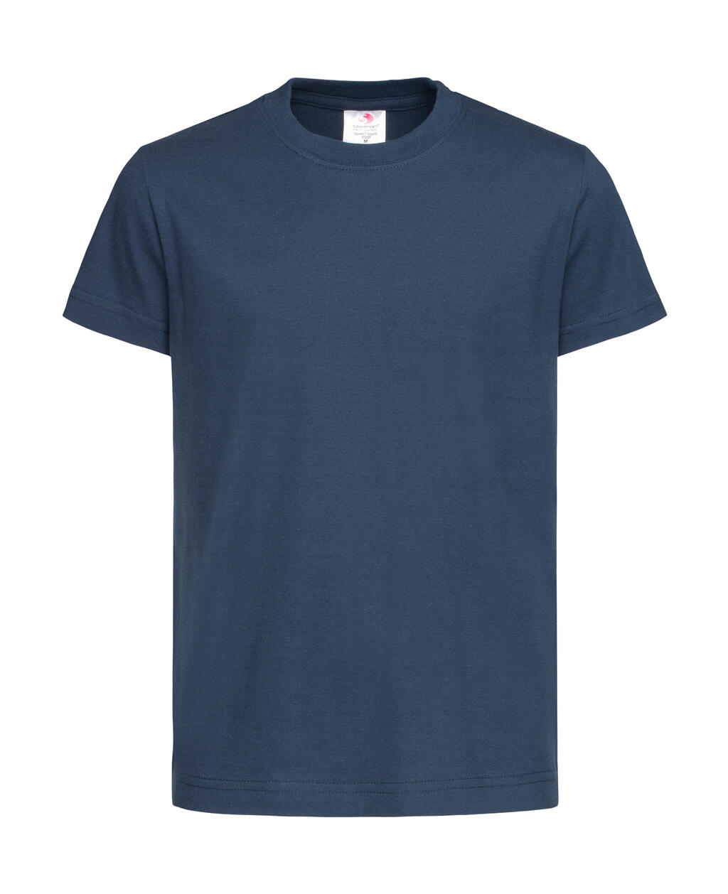 Camiseta infantil clássica orgânica - Marinha