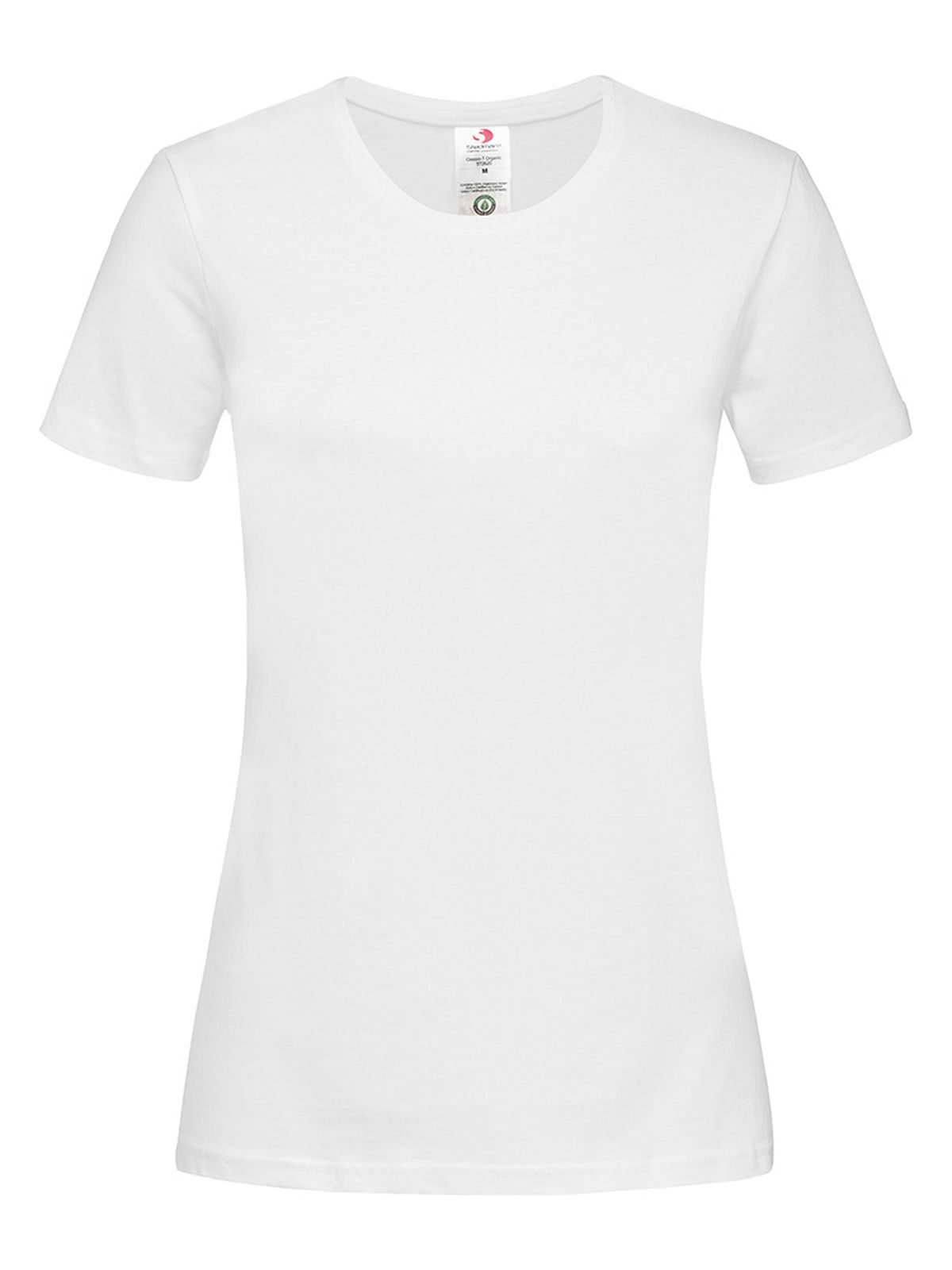 Camiseta Clássica Orgânica Ajustada - WHI - Branco