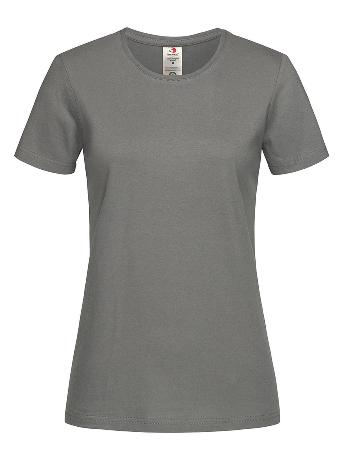 Camiseta Clássica Orgânica Ajustada - RGY - Cinza verdadeiro