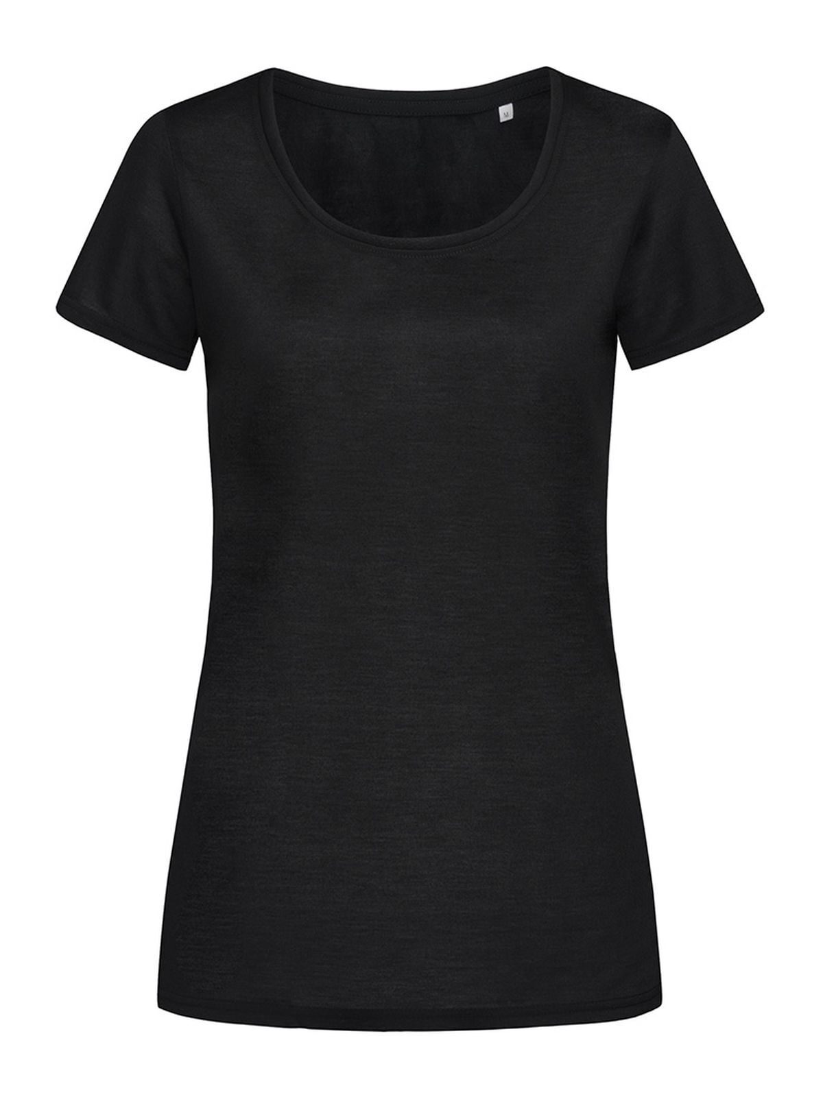 Camiseta feminina com toque de algodão - BLO - Opala negra