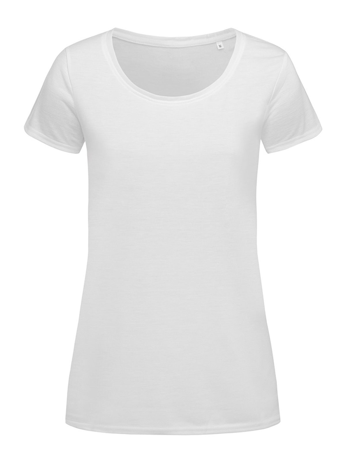 Camiseta feminina com toque de algodão - WHI - Branco