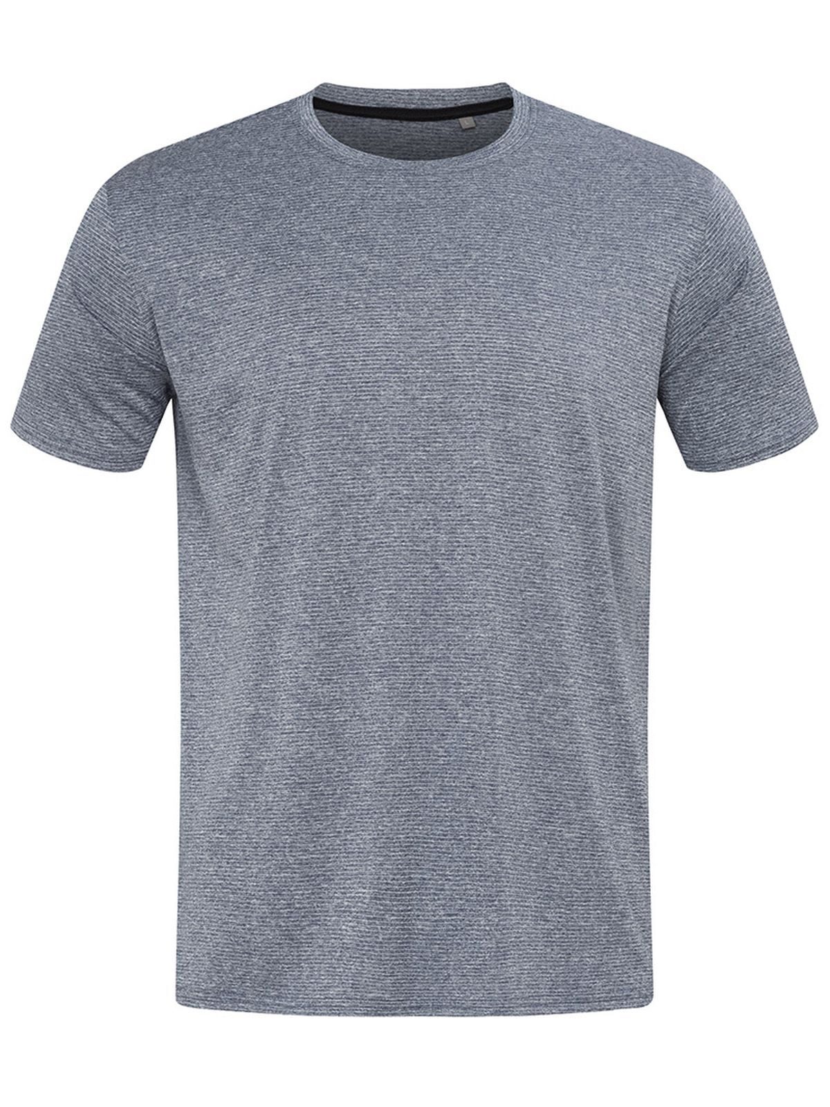 Camiseta esportiva reciclada Move Masculina - DMH - Jeans mesclado