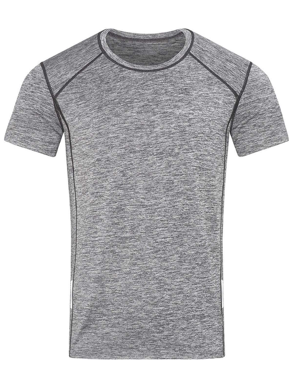 Camiseta esportiva reciclada Reflect Masculina - GYH - Urze cinzenta