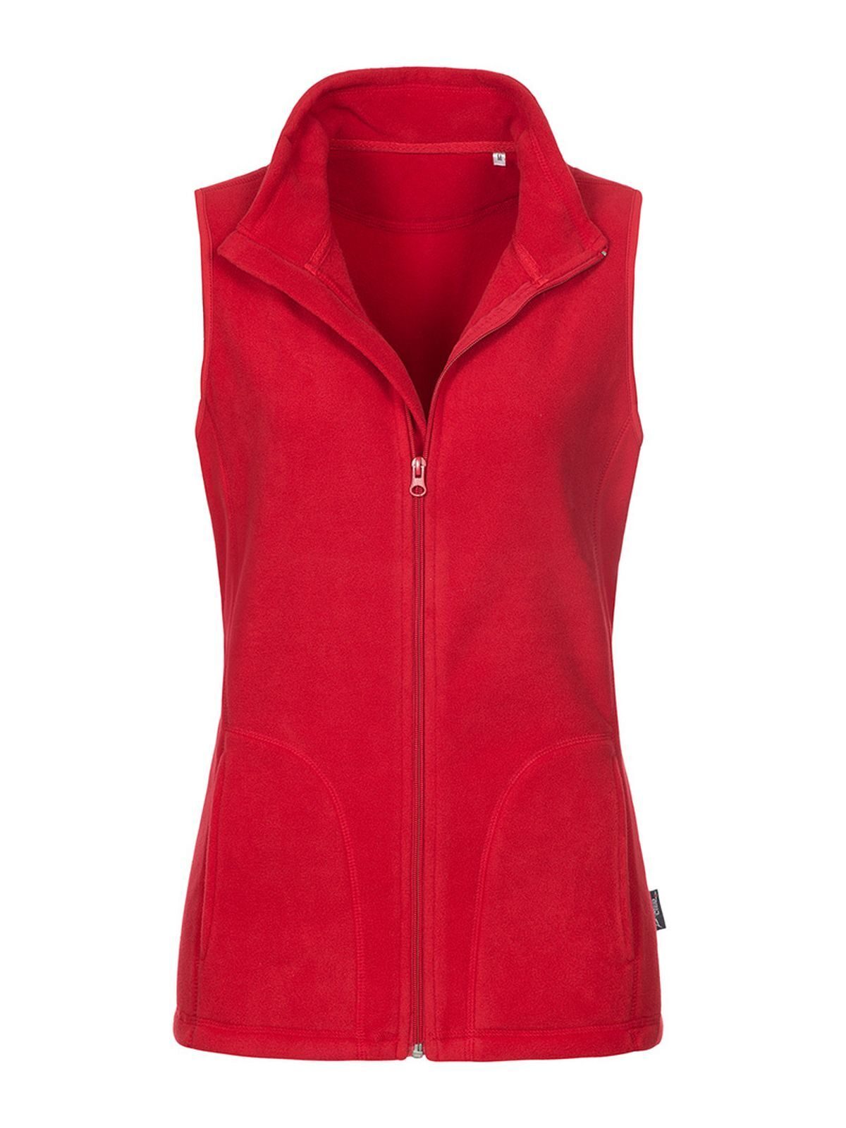 Colete de lã clássico feminino - SRE - Vermelho escarlate