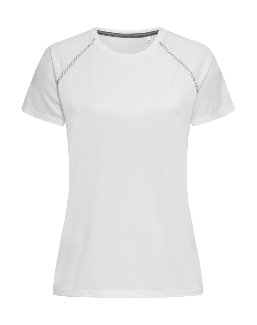 Camiseta Raglan Feminina Mesh Team - WHI - Branco
