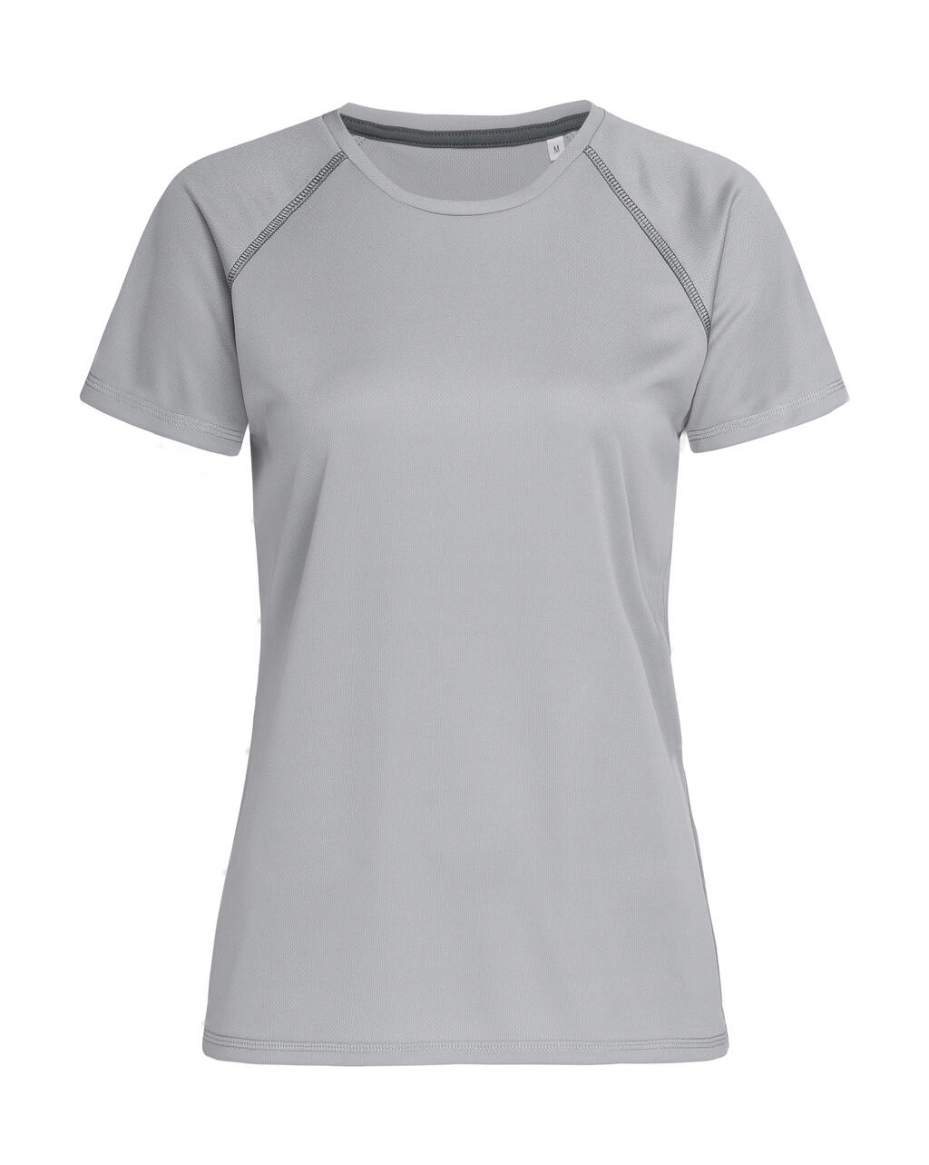 Camiseta Raglan Feminina Mesh Team - SIG - Cinza Prateado