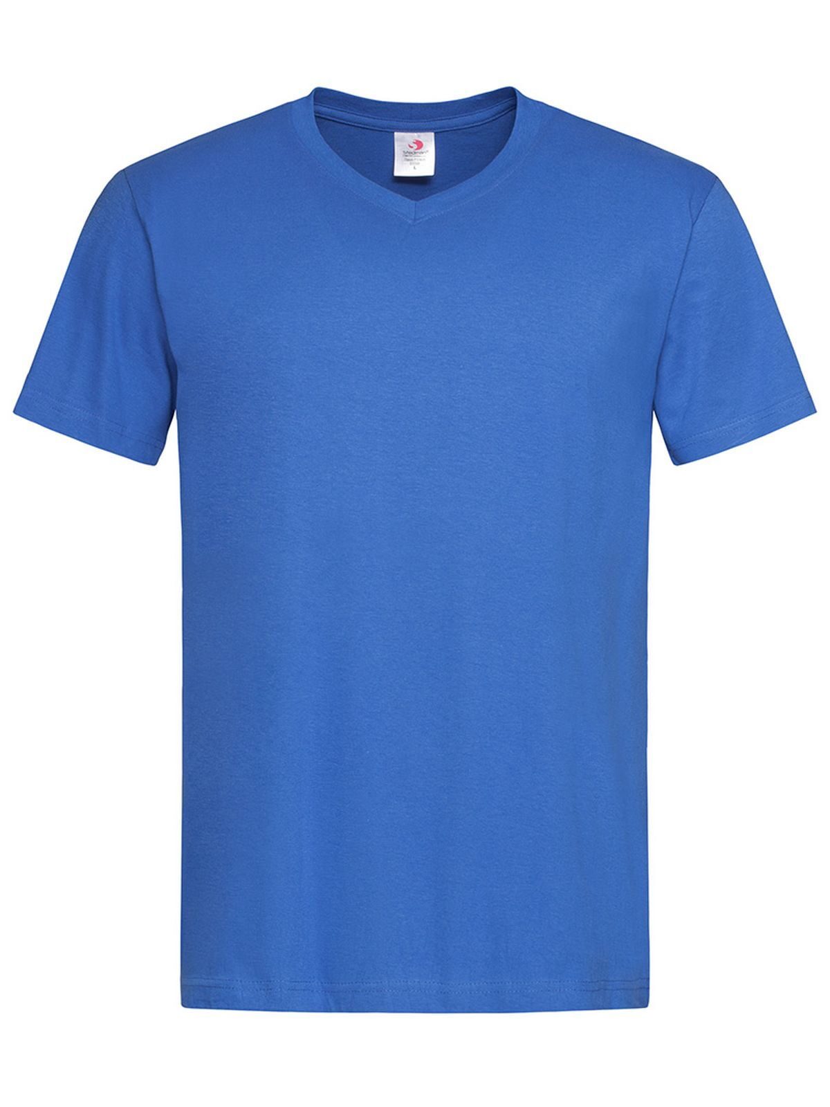 Camiseta clássica com decote em V - BRR - Realeza brilhante