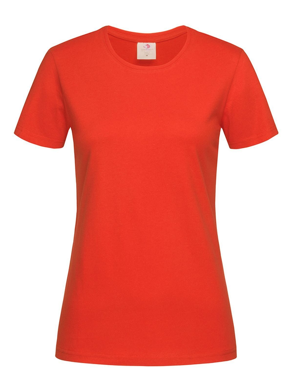 Classic-T Feminino - BOR - Laranja brilhante