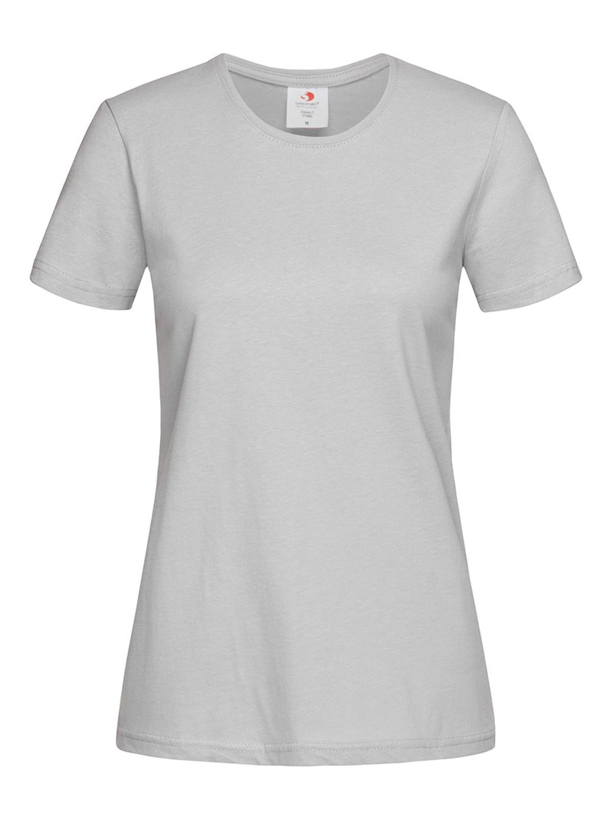 Classic-T Feminino - SGY - Cinza suave