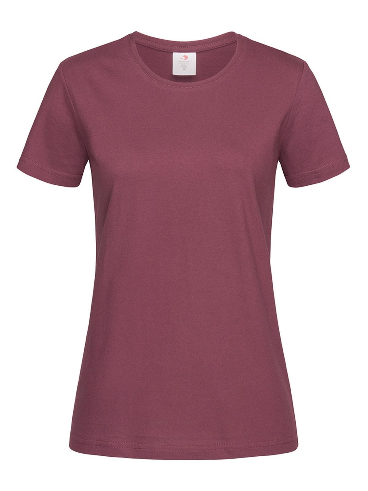 Classic-T Feminino - BGR - Vermelho borgonha