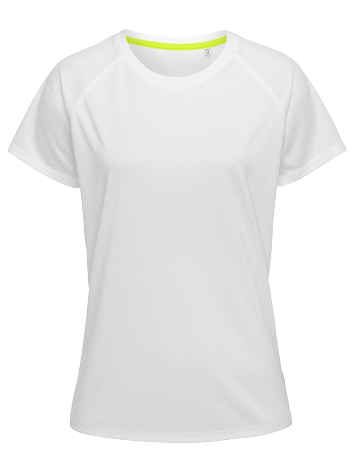 Camiseta Raglan Feminina de Malha - WHI - Branco