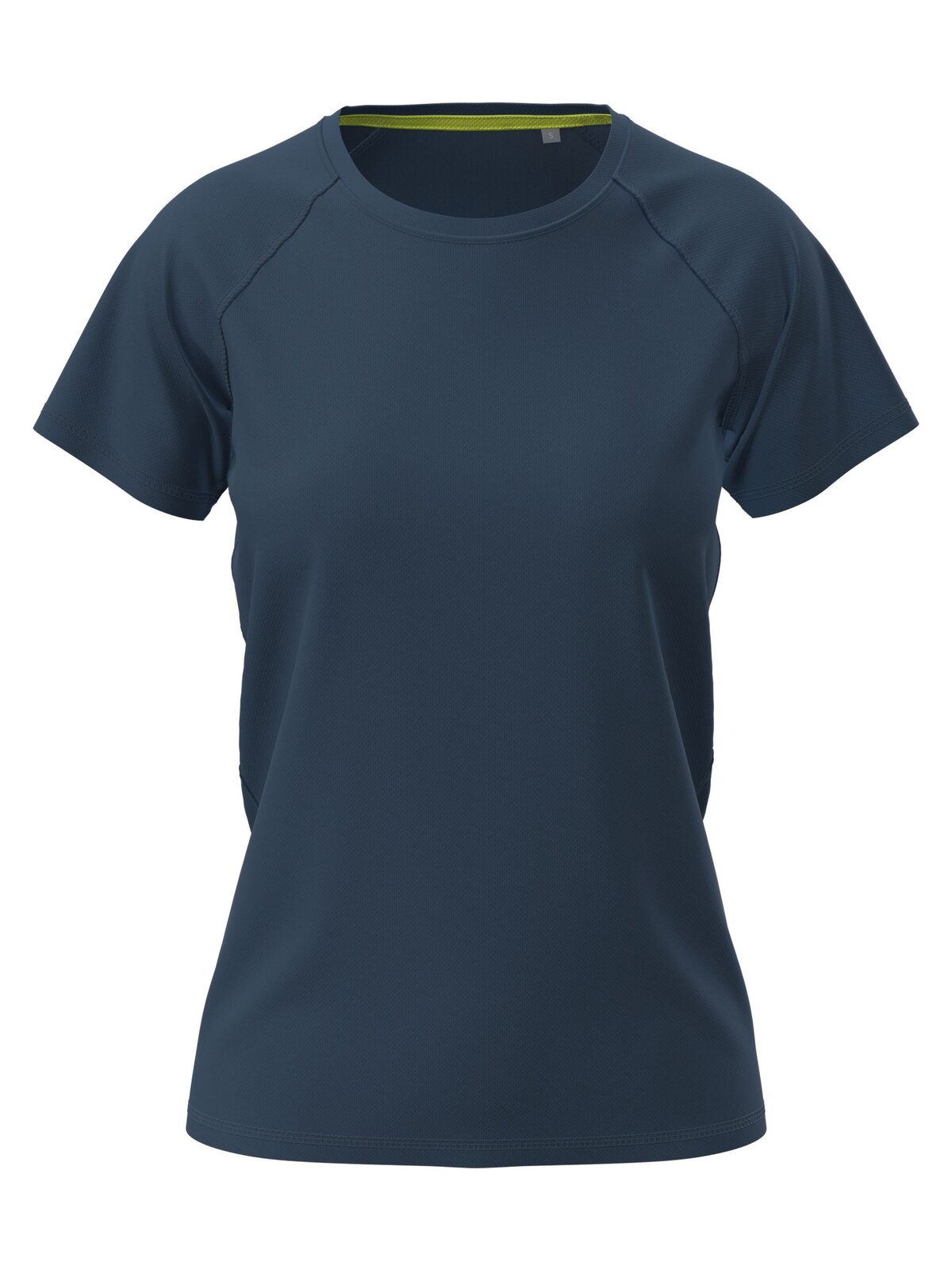 Camiseta Raglan Feminina de Malha - NAV - Azul-marinho