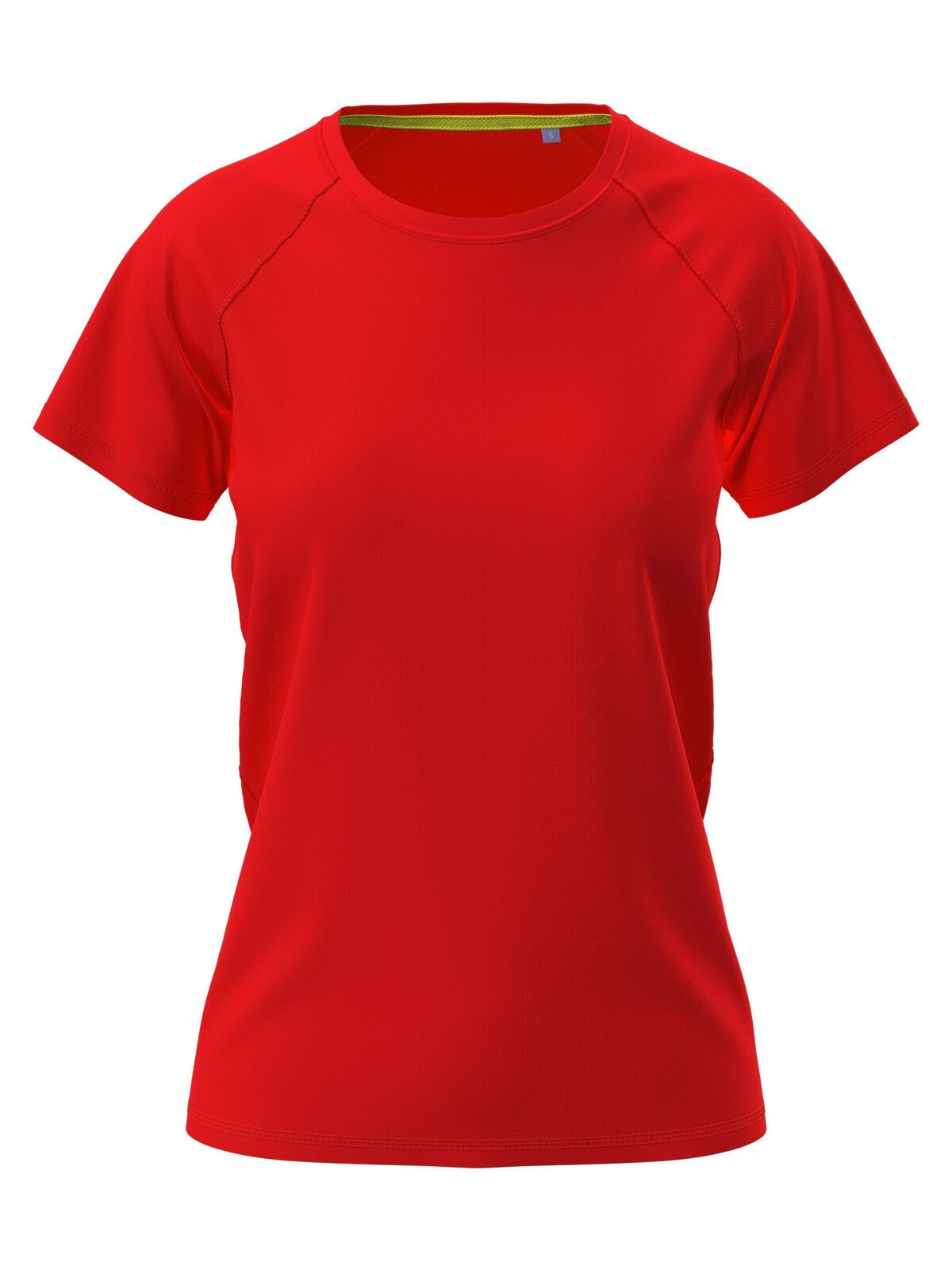 Camiseta Raglan Feminina de Malha - SRE - Vermelho escarlate