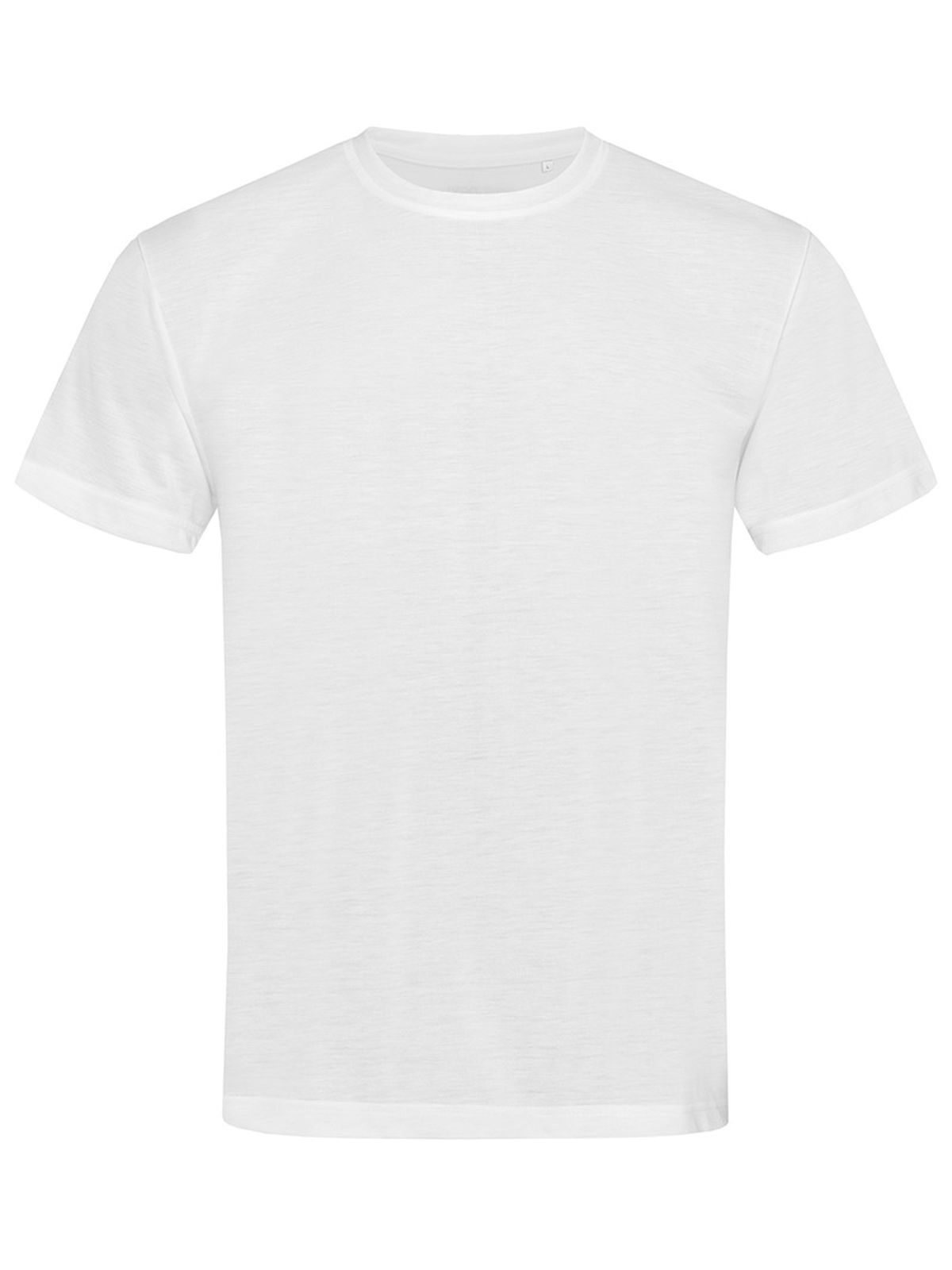 Camiseta com toque de algodão - WHI - Branco