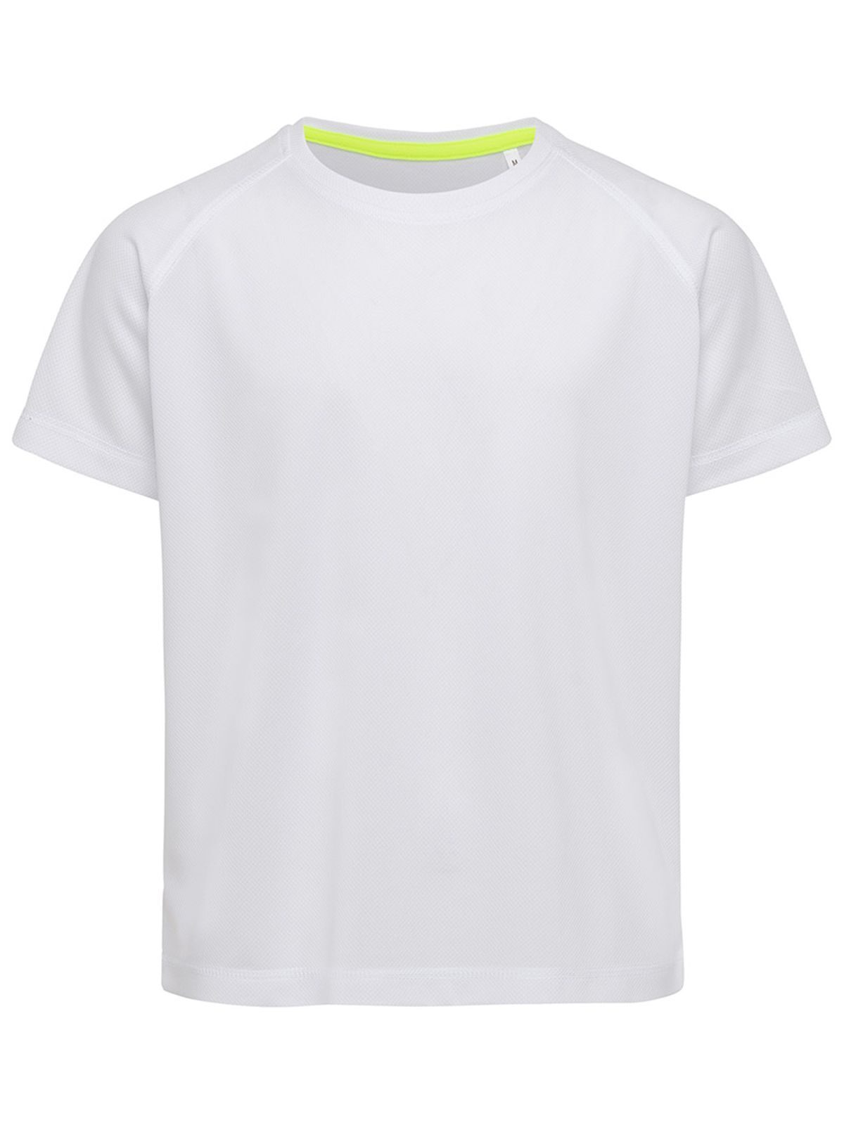 Camiseta Raglan Infantil de Malha - WHI - Branco