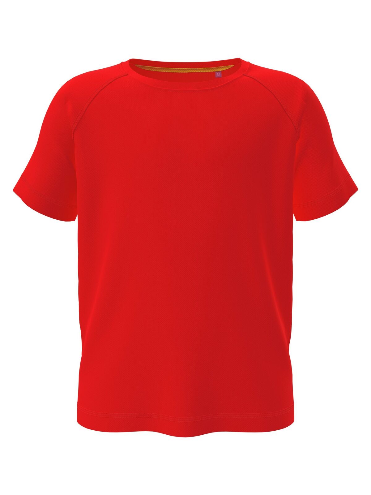 Camiseta Raglan Infantil de Malha - SRE - Vermelho escarlate