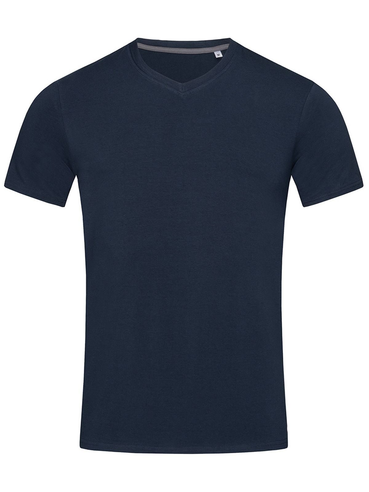 Stretch-T Decote em V - MAB - Azul-marinho