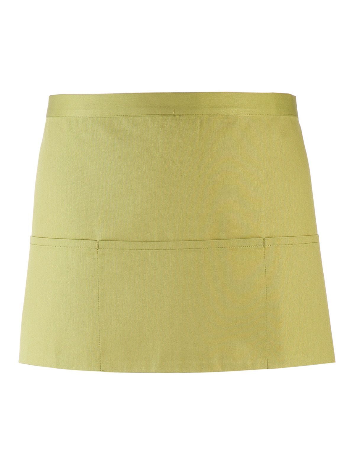 Avental de 3 bolsos da Coleção Colors - LIME - Verde limão (aprox. Pantone 382C)