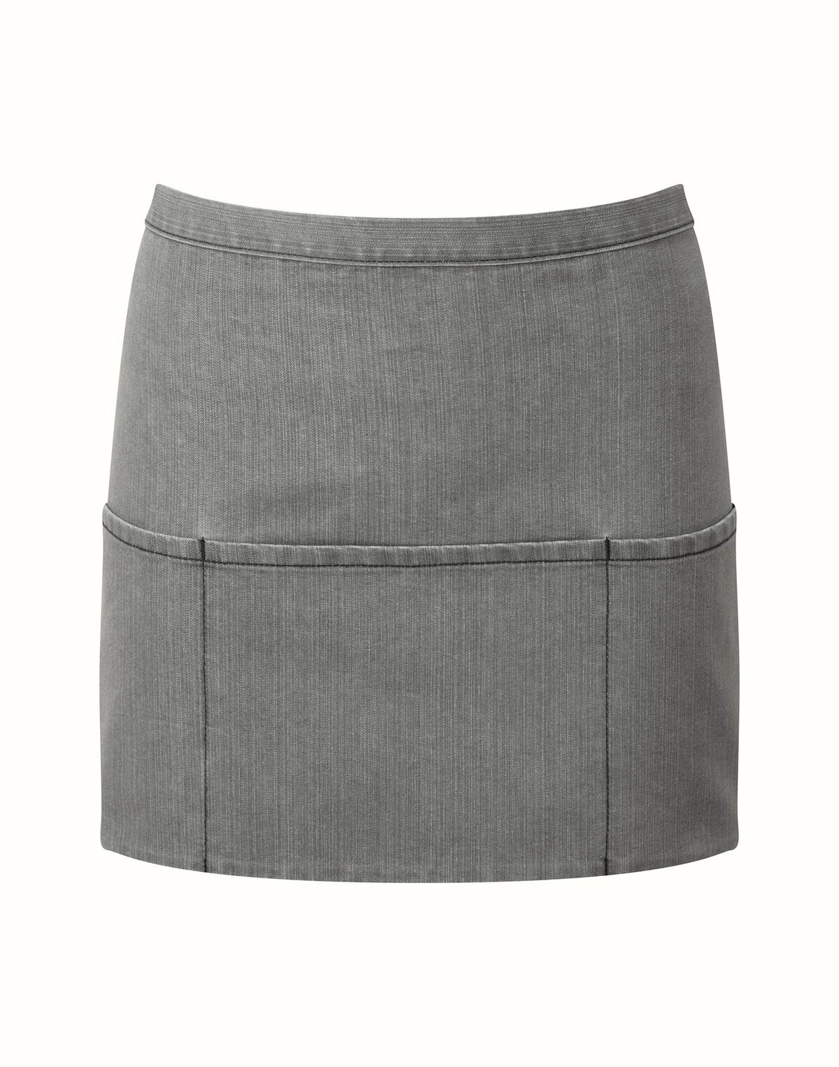Avental de 3 bolsos da Coleção Colors - GDEN - Jeans cinza