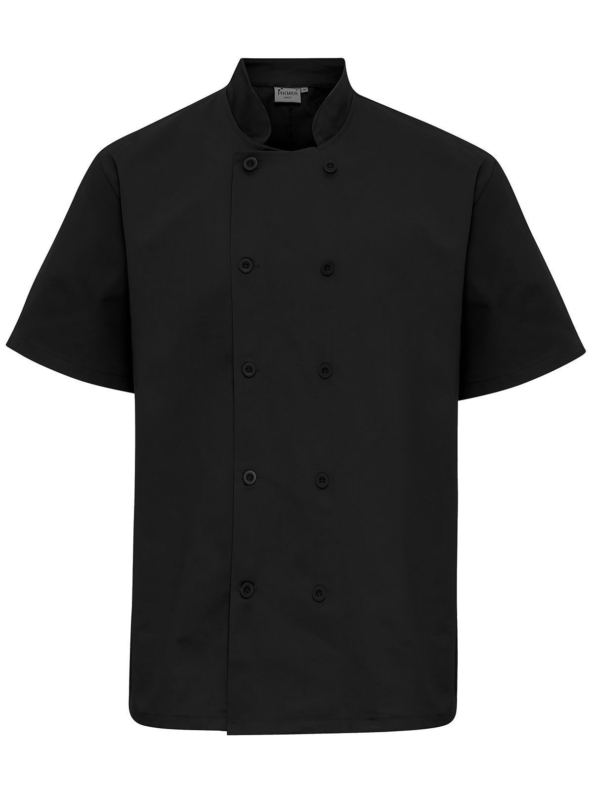 Jaqueta de Chef de Manga Curta - BLAC - Preto