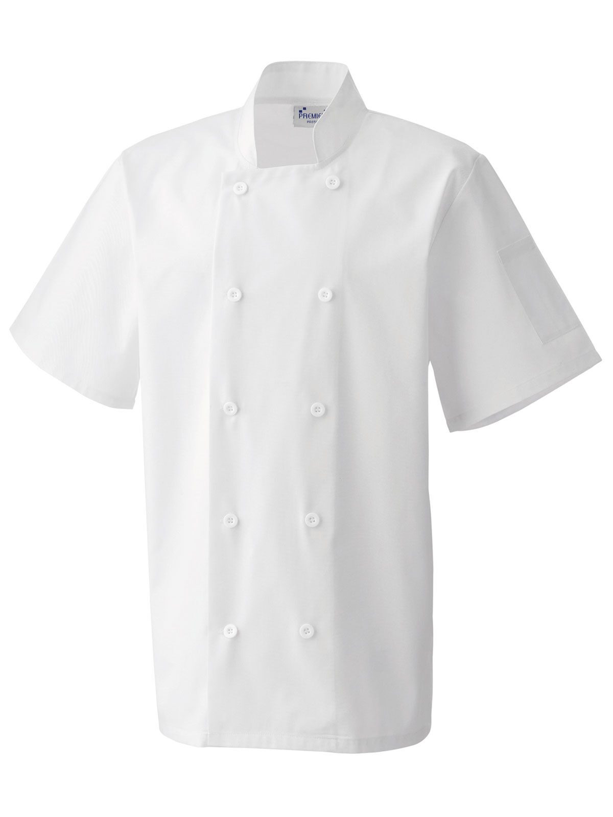 Jaqueta de Chef de Manga Curta - WHIT - Branco