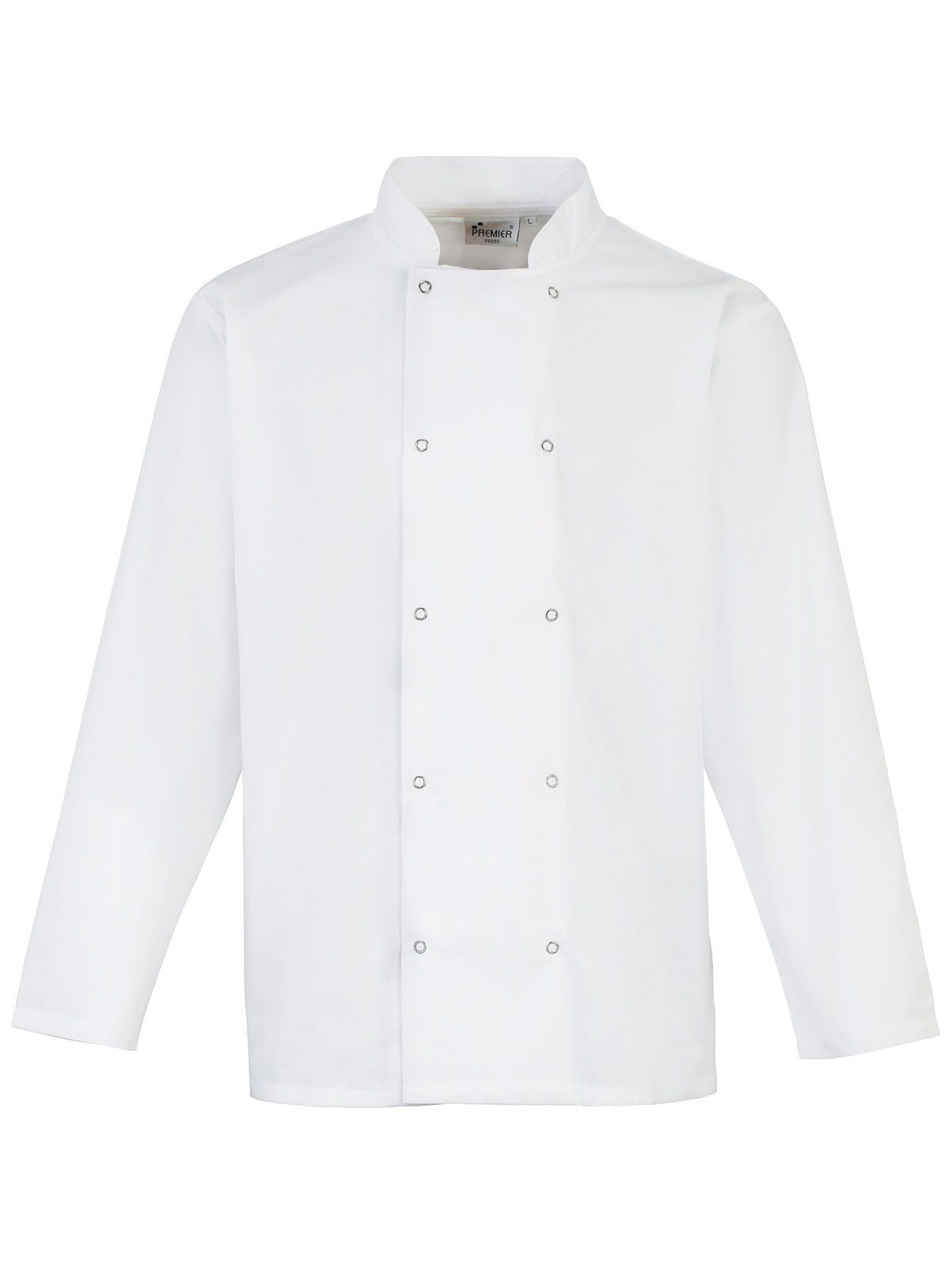 Jaqueta de Chef de Manga Comprida com Botões - WHIT - Branco