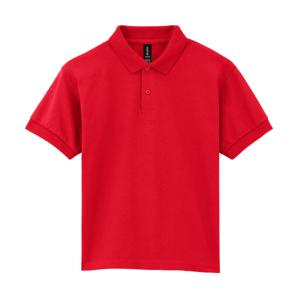 Polo Juvenil DryBlend® - 400 - Vermelho