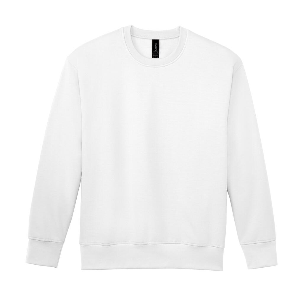 Moletom adulto de gola redonda em fleece de peso médio Softstyle® - 30 - Branco