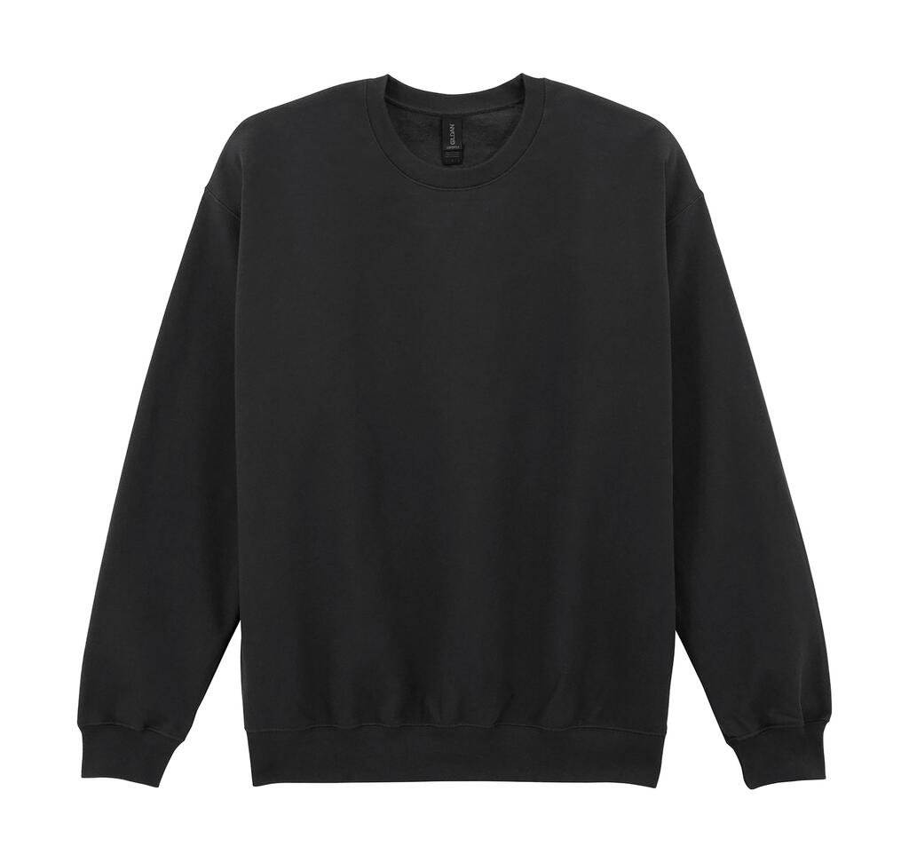 Moletom adulto de gola redonda em fleece de peso médio Softstyle® - 36 - Preto