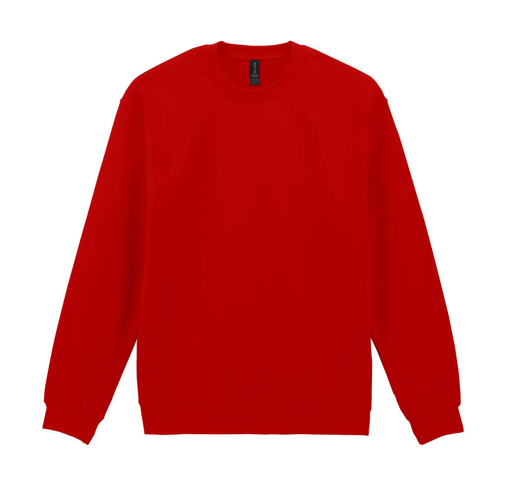 Moletom adulto de gola redonda em fleece de peso médio Softstyle® - 40 - Vermelho