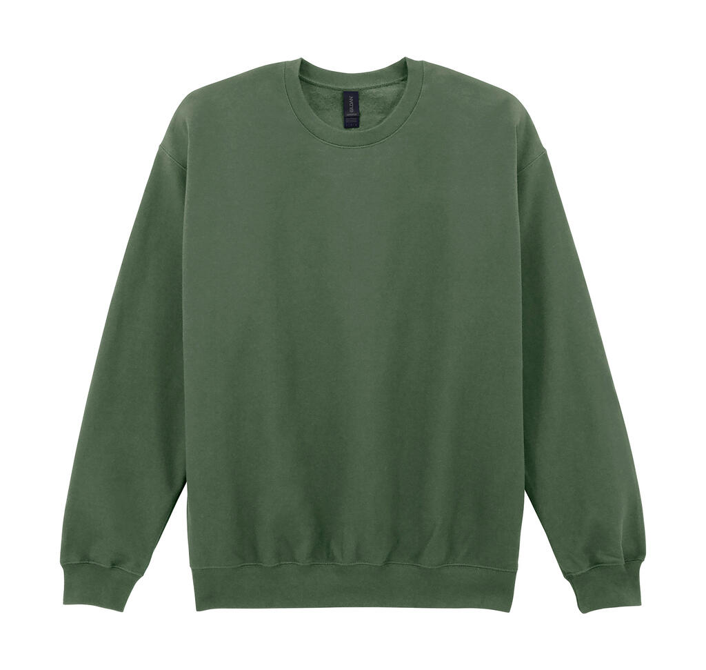 Moletom adulto de gola redonda em fleece de peso médio Softstyle® - 106 - Verde Militar
