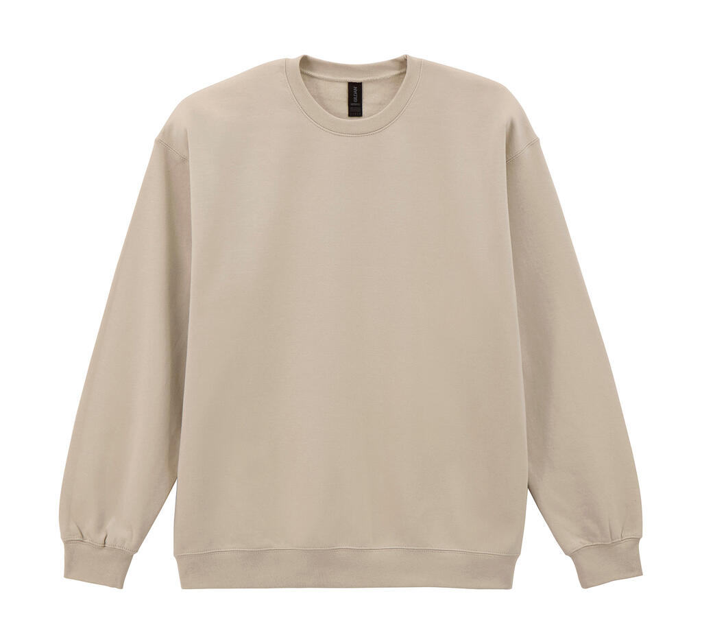 Moletom adulto de gola redonda em fleece de peso médio Softstyle® - 38 - Areia