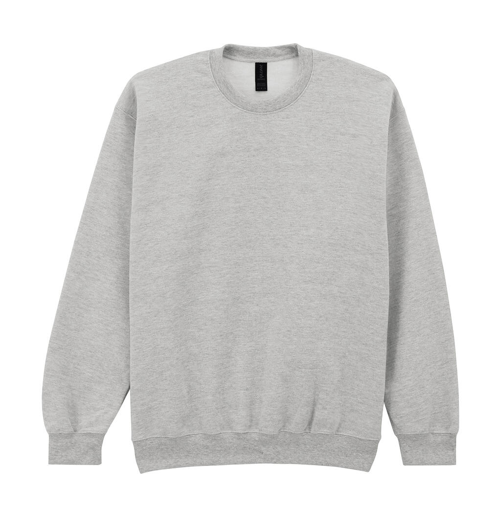Moletom adulto de gola redonda em fleece de peso médio Softstyle® - 93 - Cinza-claro (Heather)