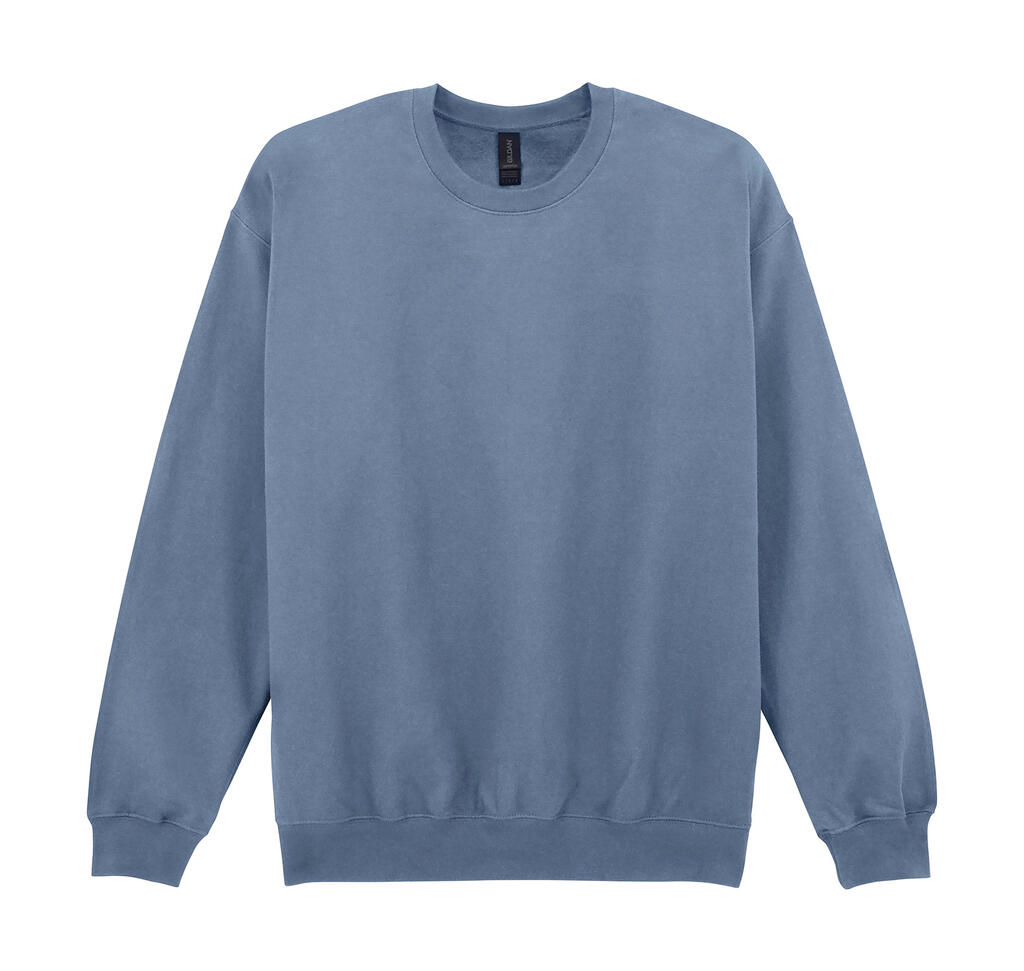 Moletom adulto de gola redonda em fleece de peso médio Softstyle® - 09 - Azul Pedra
