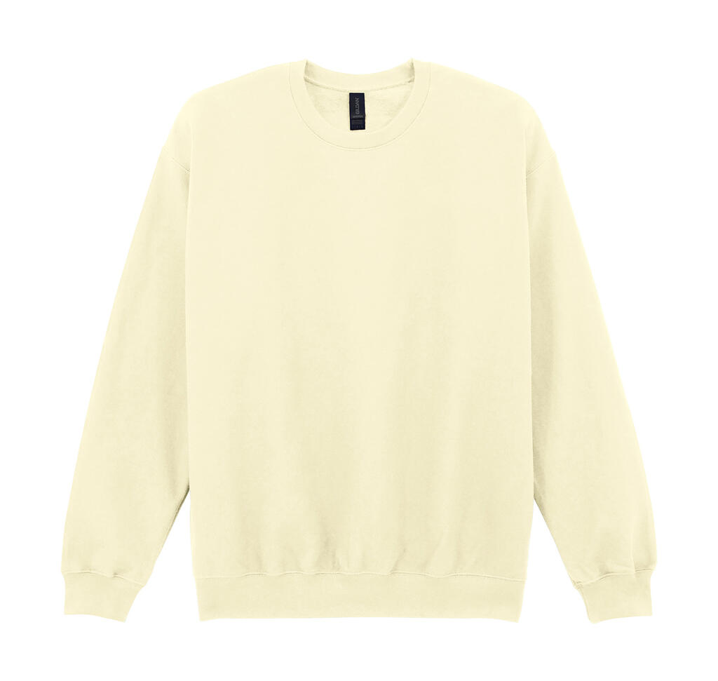 Moletom adulto de gola redonda em fleece de peso médio Softstyle® - 4DG - Branco Sujo
