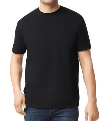 Camiseta Softstyle CVC para adultos - 3G9 - Preto Absoluto