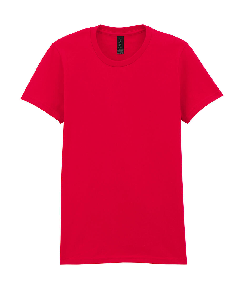 Camiseta feminina de peso médio Softstyle® - 40 - Vermelho