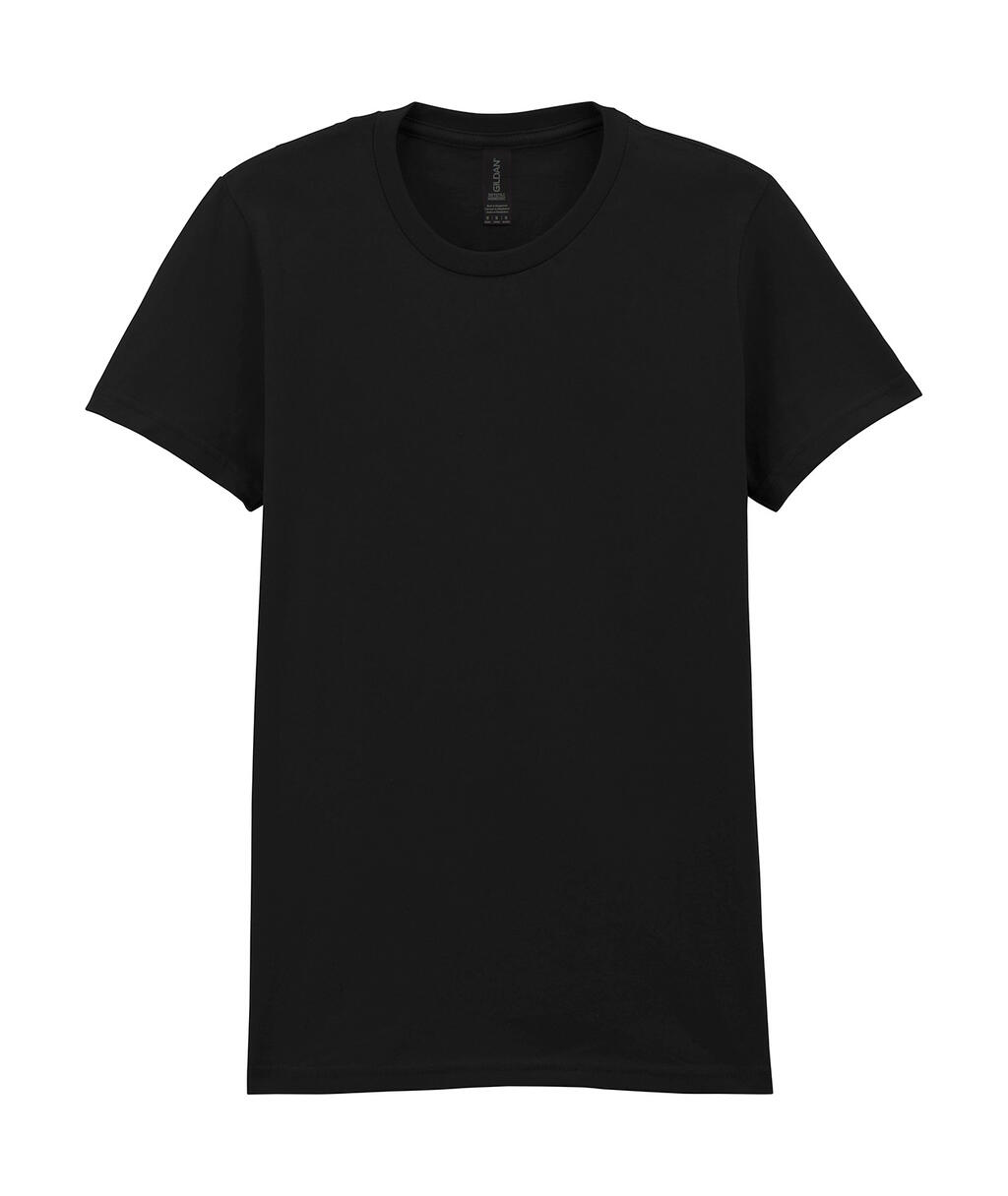 Camiseta feminina de peso médio Softstyle® - 3G9 - Preto Absoluto