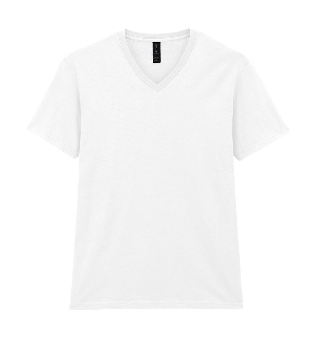 Camiseta com decote em V para adultos Softstyle® - 30 - Branco
