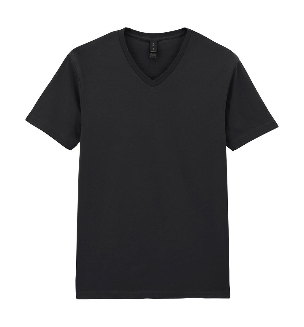 Camiseta com decote em V para adultos Softstyle® - 36 - Preto