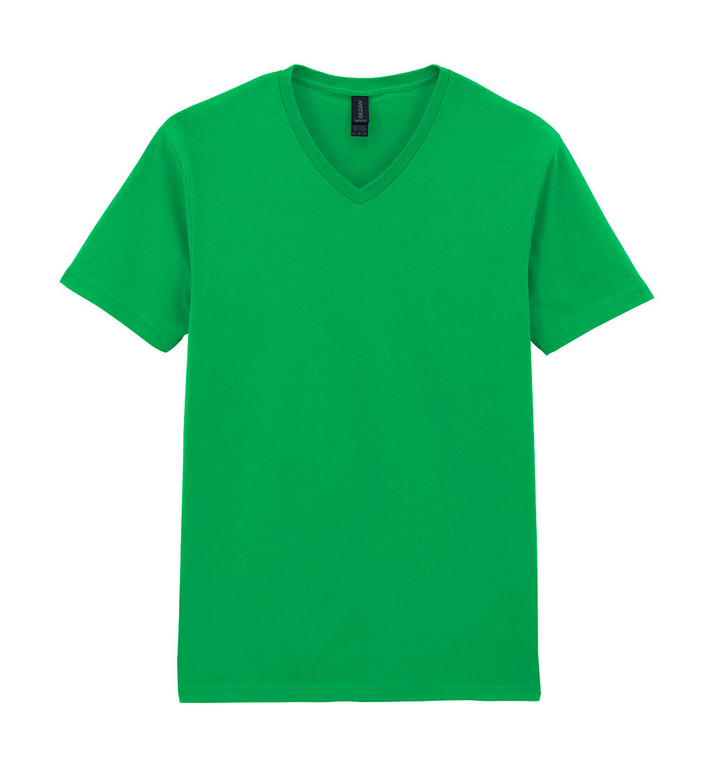 Camiseta com decote em V para adultos Softstyle® - 167 - Verde Irlandês