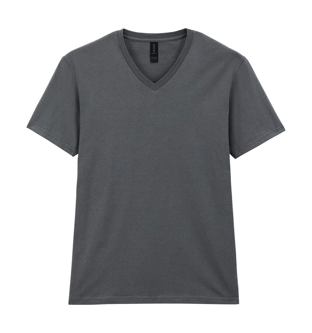 Camiseta com decote em V para adultos Softstyle® - 42 - Carvão